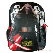 Disney Star War The Force Awakens Kylo Ren 16-inch Student Backpack Bag - Black